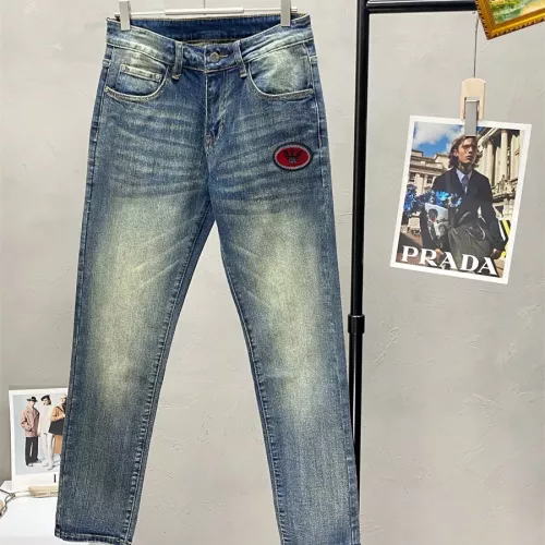 Replica Fendi Jeans For Men #1282254 $48.00 USD for Wholesale