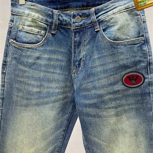 Replica Fendi Jeans For Men #1282254 $48.00 USD for Wholesale