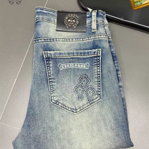 Wholesale Chrome Hearts Jeans For Men #1282271 $48.00 USD, Wholesale Quality Replica Chrome Hearts Jeans