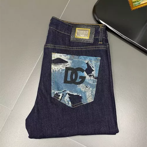 Wholesale Dolce &amp; Gabbana D&amp;G Jeans For Men #1282274 $48.00 USD, Wholesale Quality Replica Dolce &amp; Gabbana D&amp;G Jeans