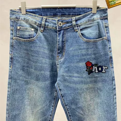 Replica Christian Dior Jeans For Men #1282285 $48.00 USD for Wholesale