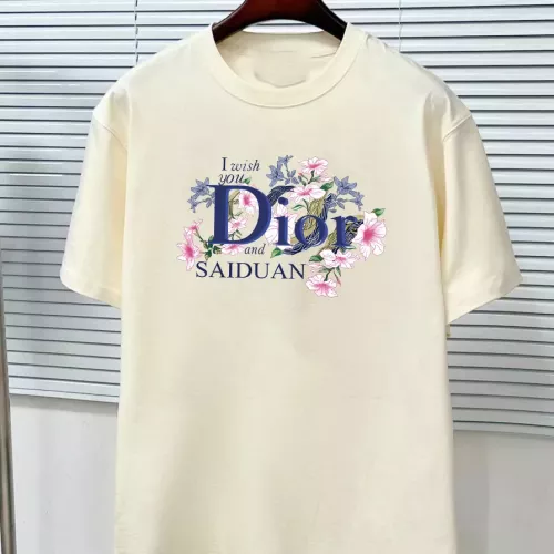 Wholesale Christian Dior T-Shirts Short Sleeved For Unisex #1282323 $34.00 USD, Wholesale Quality Replica Christian Dior T-Shirts