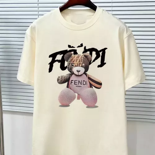 Wholesale Fendi T-Shirts Short Sleeved For Unisex #1282356 $34.00 USD, Wholesale Quality Replica Fendi T-Shirts