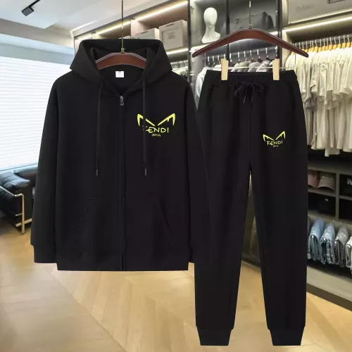 Wholesale Fendi Tracksuits Long Sleeved For Men #1282447 $98.00 USD, Wholesale Quality Replica Fendi Tracksuits