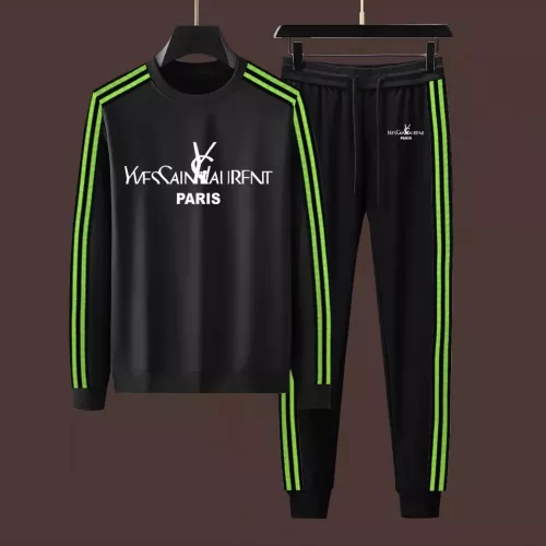 Wholesale Yves Saint Laurent YSL Tracksuits Long Sleeved For Men #1282453 $88.00 USD, Wholesale Quality Replica Yves Saint Laurent YSL Tracksuits