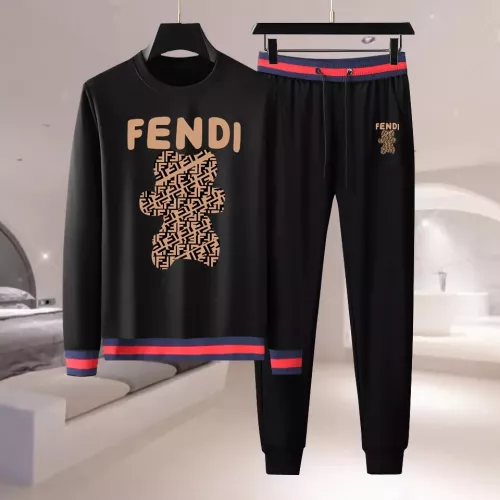 Wholesale Fendi Tracksuits Long Sleeved For Men #1282468 $88.00 USD, Wholesale Quality Replica Fendi Tracksuits