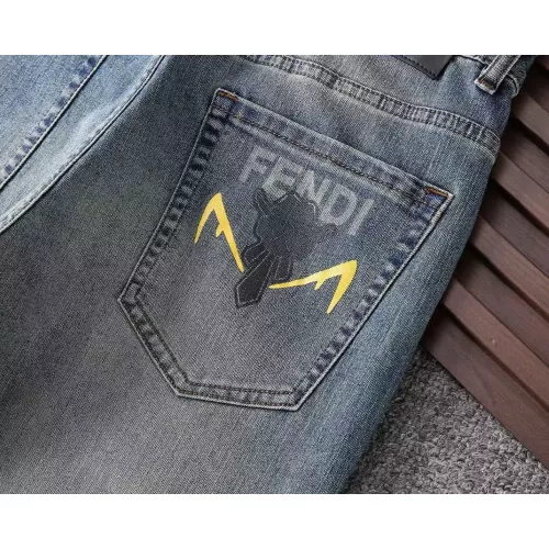 Replica Fendi Jeans For Men #1282645 $42.00 USD for Wholesale