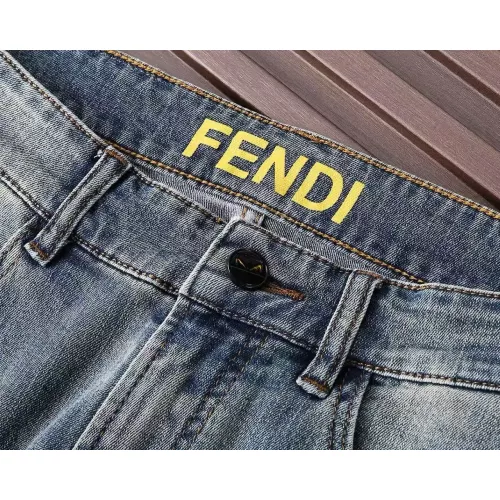 Replica Fendi Jeans For Men #1282645 $42.00 USD for Wholesale