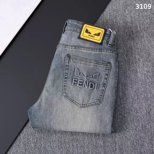 Wholesale Fendi Jeans For Men #1282650 $42.00 USD, Wholesale Quality Replica Fendi Jeans