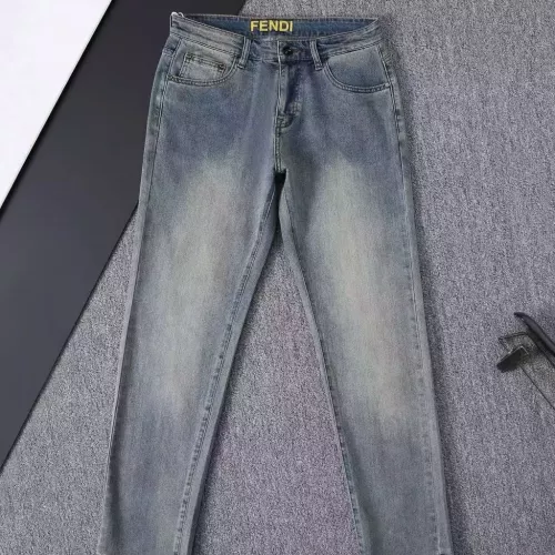 Replica Fendi Jeans For Men #1282650 $42.00 USD for Wholesale