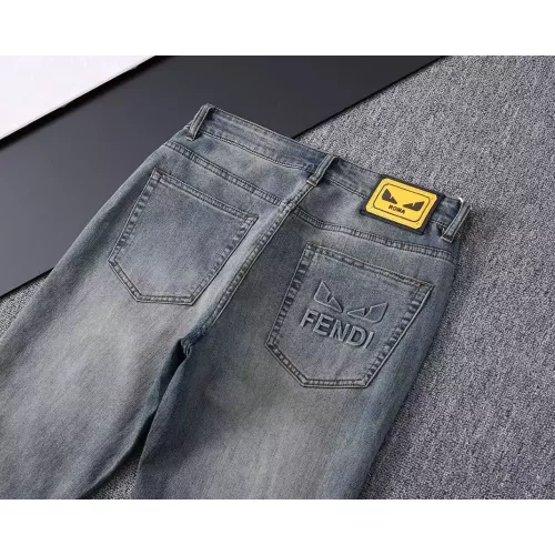 Replica Fendi Jeans For Men #1282650 $42.00 USD for Wholesale