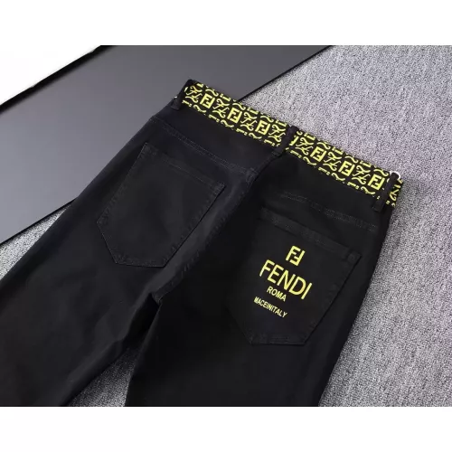 Replica Fendi Jeans For Men #1282653 $42.00 USD for Wholesale