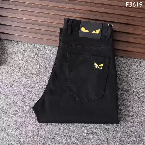 Wholesale Fendi Jeans For Men #1282661 $42.00 USD, Wholesale Quality Replica Fendi Jeans