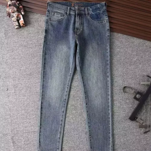 Replica Louis Vuitton LV Jeans For Men #1282736 $42.00 USD for Wholesale