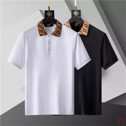 Replica Fendi T-Shirts Short Sleeved For Men #1282745 $39.00 USD for Wholesale