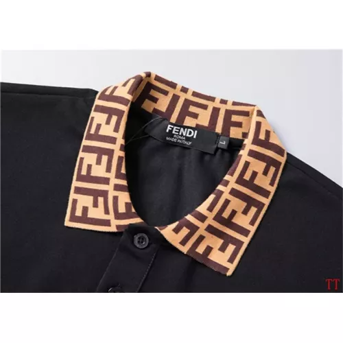 Replica Fendi T-Shirts Short Sleeved For Men #1282746 $39.00 USD for Wholesale