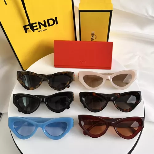 Replica Fendi AAA Quality Sunglasses #1282897 $60.00 USD for Wholesale