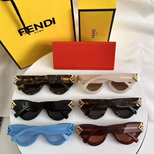 Replica Fendi AAA Quality Sunglasses #1282897 $60.00 USD for Wholesale