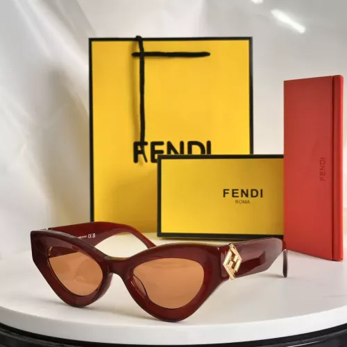 Wholesale Fendi AAA Quality Sunglasses #1282899 $60.00 USD, Wholesale Quality Replica Fendi AAA Quality Sunglasses