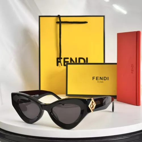 Wholesale Fendi AAA Quality Sunglasses #1282901 $60.00 USD, Wholesale Quality Replica Fendi AAA Quality Sunglasses