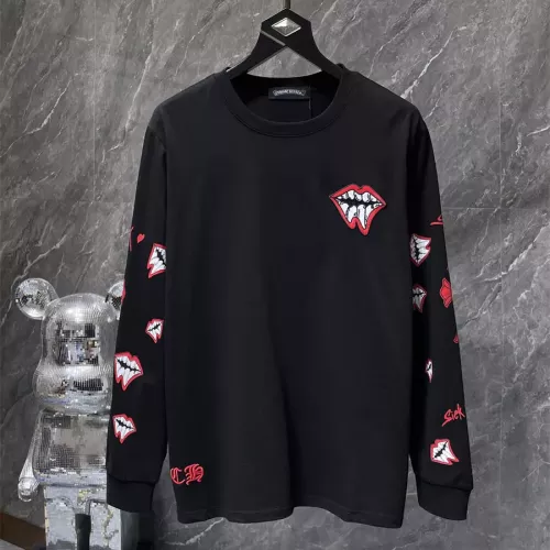 Wholesale Chrome Hearts T-Shirts Long Sleeved For Unisex #1282908 $42.00 USD, Wholesale Quality Replica Chrome Hearts T-Shirts