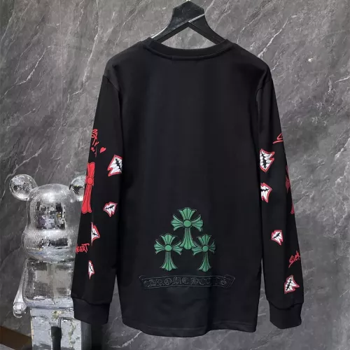 Replica Chrome Hearts T-Shirts Long Sleeved For Unisex #1282908 $42.00 USD for Wholesale