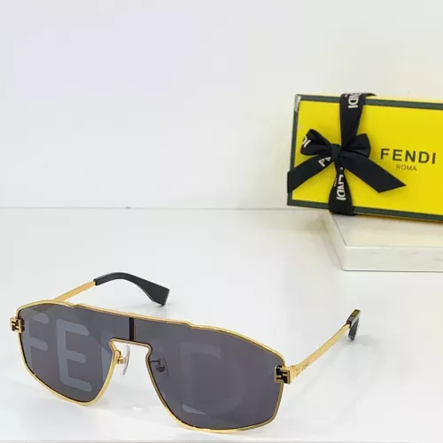 Wholesale Fendi AAA Quality Sunglasses #1282913 $64.00 USD, Wholesale Quality Replica Fendi AAA Quality Sunglasses