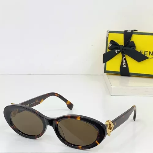 Wholesale Fendi AAA Quality Sunglasses #1282918 $52.00 USD, Wholesale Quality Replica Fendi AAA Quality Sunglasses