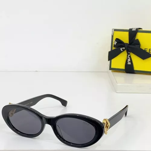 Wholesale Fendi AAA Quality Sunglasses #1282919 $52.00 USD, Wholesale Quality Replica Fendi AAA Quality Sunglasses