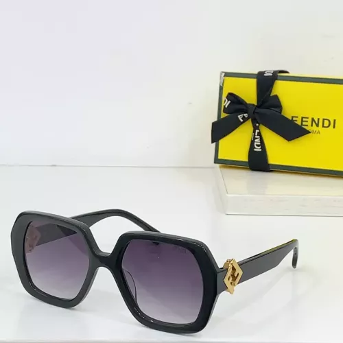 Wholesale Fendi AAA Quality Sunglasses #1282926 $52.00 USD, Wholesale Quality Replica Fendi AAA Quality Sunglasses