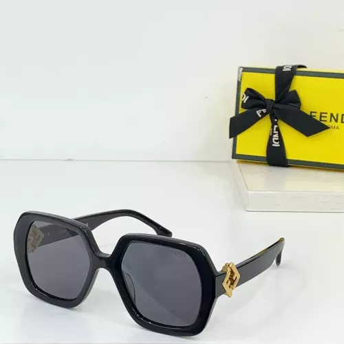 Wholesale Fendi AAA Quality Sunglasses #1282927 $52.00 USD, Wholesale Quality Replica Fendi AAA Quality Sunglasses