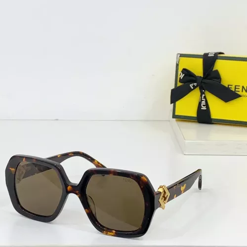 Wholesale Fendi AAA Quality Sunglasses #1282928 $52.00 USD, Wholesale Quality Replica Fendi AAA Quality Sunglasses