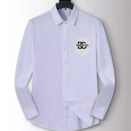 Wholesale Dolce &amp; Gabbana D&amp;G Shirts Long Sleeved For Men #1282941 $40.00 USD, Wholesale Quality Replica Dolce &amp; Gabbana D&amp;G Shirts