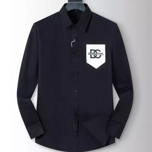 Wholesale Dolce &amp; Gabbana D&amp;G Shirts Long Sleeved For Men #1282944 $40.00 USD, Wholesale Quality Replica Dolce &amp; Gabbana D&amp;G Shirts