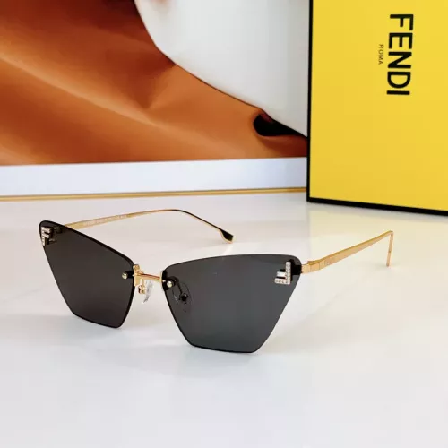 Wholesale Fendi AAA Quality Sunglasses #1282945 $60.00 USD, Wholesale Quality Replica Fendi AAA Quality Sunglasses