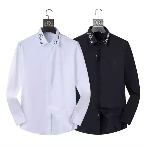 Replica Christian Dior Shirts Long Sleeved For Men #1282972 $48.00 USD for Wholesale