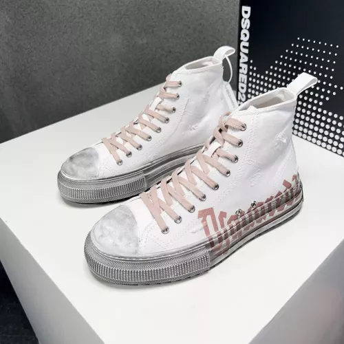 Wholesale Dsquared High Tops Shoes For Men #1282983 $105.00 USD, Wholesale Quality Replica Dsquared High Tops Shoes