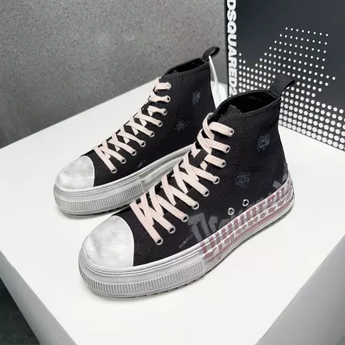 Wholesale Dsquared High Tops Shoes For Men #1282990 $105.00 USD, Wholesale Quality Replica Dsquared High Tops Shoes