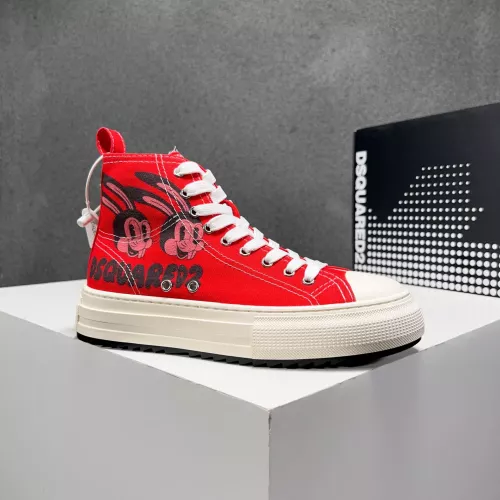 Replica Dsquared High Tops Shoes For Men #1282991 $105.00 USD for Wholesale