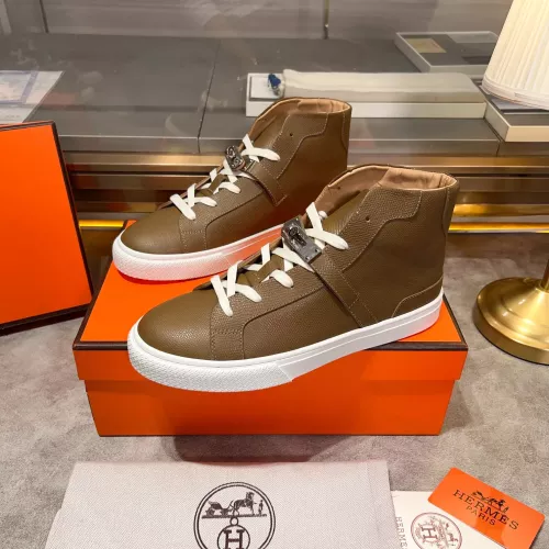 Wholesale Hermes High Tops Shoes For Men #1282993 $130.00 USD, Wholesale Quality Replica Hermes High Tops Shoes