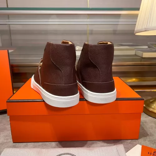 Replica Hermes High Tops Shoes For Men #1282994 $130.00 USD for Wholesale