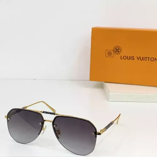 Wholesale Louis Vuitton AAA Quality Sunglasses #1283408 $60.00 USD, Wholesale Quality Replica Louis Vuitton AAA Quality Sunglasses