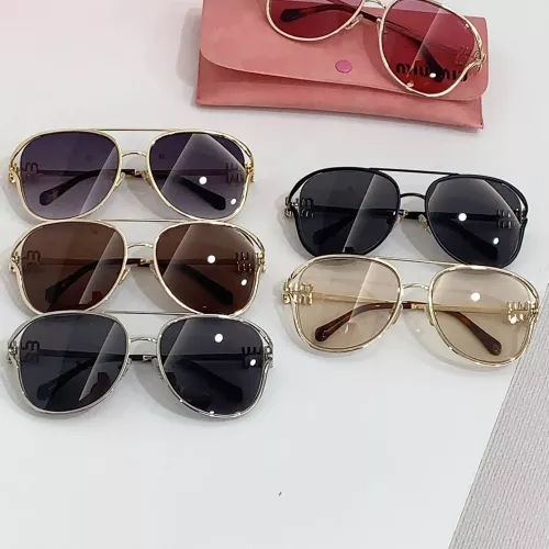 Replica MIU MIU AAA Quality Sunglasses #1283442 $45.00 USD for Wholesale