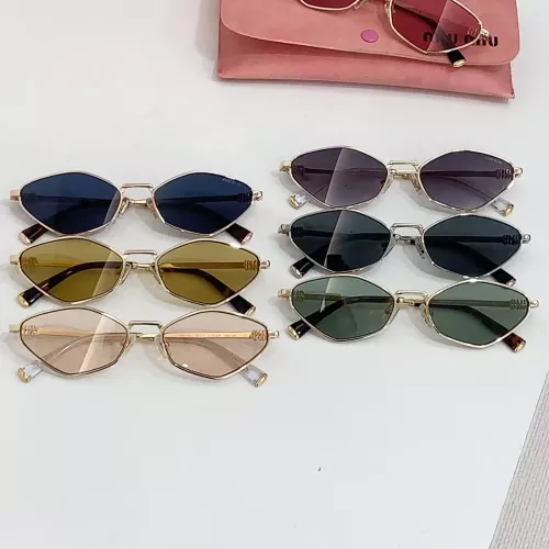 Replica MIU MIU AAA Quality Sunglasses #1283450 $45.00 USD for Wholesale