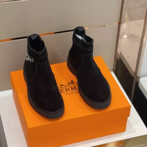 Replica Hermes Boots For Men #1283574 $162.00 USD for Wholesale