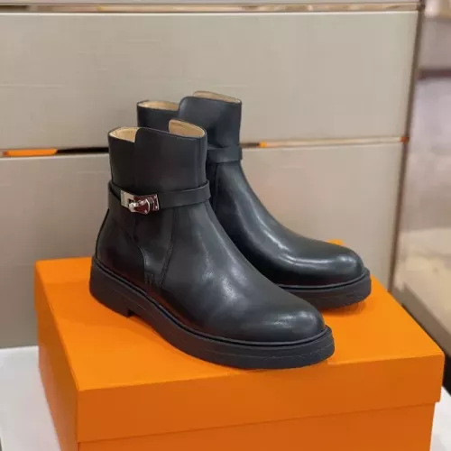 Replica Hermes Boots For Men #1283583 $162.00 USD for Wholesale