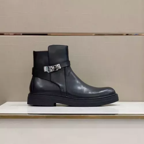 Replica Hermes Boots For Men #1283583 $162.00 USD for Wholesale