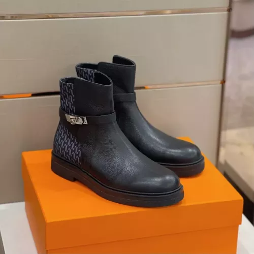 Replica Hermes Boots For Men #1283584 $162.00 USD for Wholesale