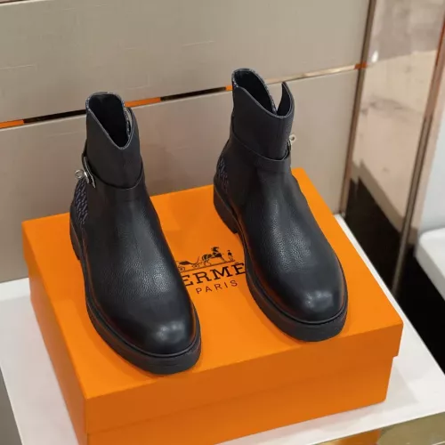 Replica Hermes Boots For Men #1283584 $162.00 USD for Wholesale