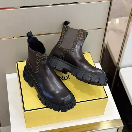 Wholesale Fendi Fashion Boots For Men #1283586 $165.00 USD, Wholesale Quality Replica Fendi Fashion Boots